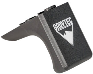 GrovTec G-Stop Reversible Hand Stop, Black Anodized Aluminum