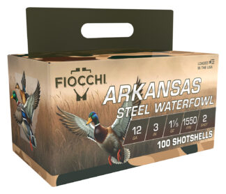 Fiocchi Arkansas Steel WF 12 Gauge 3 in #2 Shot 1 1/5 oz 100 Rounds