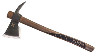 Woox BU.AXE050.01 Solo Camping Axe 8.50 in Carbon Steel Blade, Brown/Black Appalachian Hickory Handle