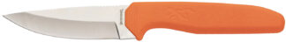 Browning Sharp Ridge Skinner 3.50" Fixed Drop Point 8Cr13MoV SS Blade, Orange Anti-Skid Rubber Handle