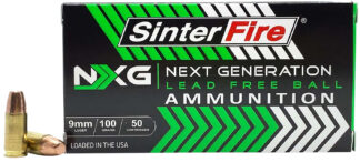 Sinterfire SF9100NXGLF 9mm Luger 100 gr Lead Free 50 Rounds