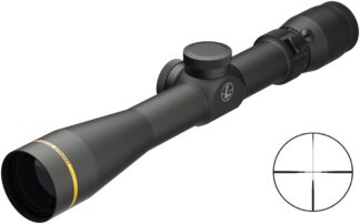 Leupold VX-4HD 3-12x40mm 30mm Rifle Scope, Hunt-Plex Reticle