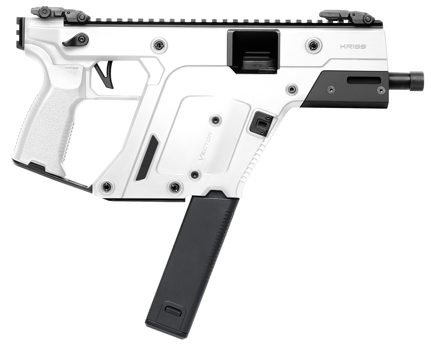 KRISS Vector SDP Gen3 Semi-Auto 10mm 5.5 in Threaded Alpine White