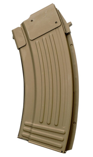 Global Ordnance AK-47 20-Round 7.62 x 39mm Steel Magazine, Flat Dark Earth (FDE)