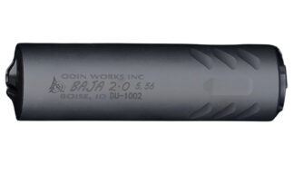 Odin Works BAJA 2.0 5.56mm Suppressor 1.5 in Black Steel 1/2x28