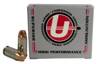 Underwood Ammo UA 641 .380 ACP+P 90 gr Xtreme Penetrator Nickel-Plated Brass 20 Rounds