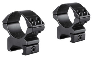 Hawke Sport Optics 22116 Match Mount  Matte Black Anodized Aluminum 30mm Tube, Medium Weaver