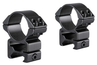 Hawke Sport Optics 22117 Match Mount  Matte Black Anodized Aluminum 30mm Tube, High Weaver