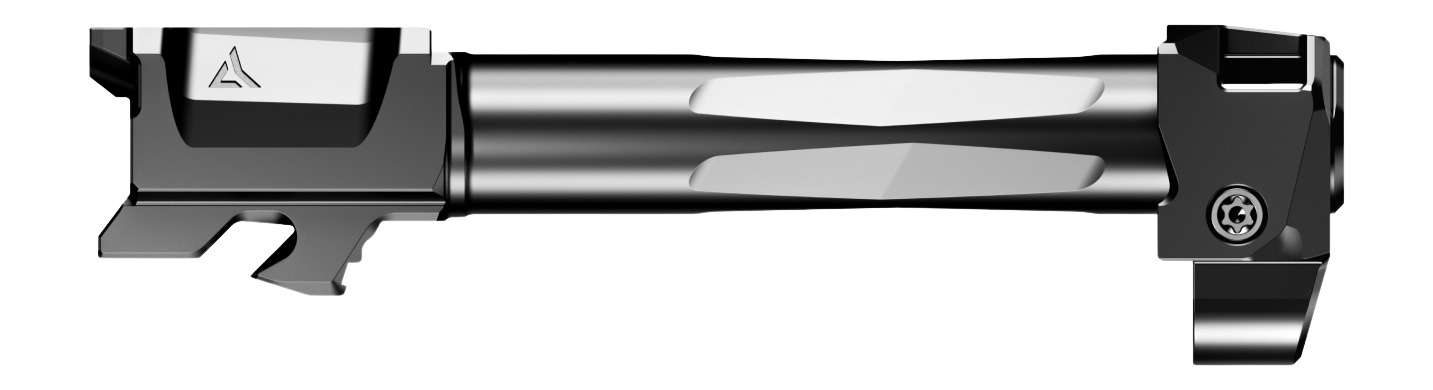 Radian Weapons R0944 Ramjet & Afterburner 9mm, 4.0 in, Black DLC Fits Ruger RXM