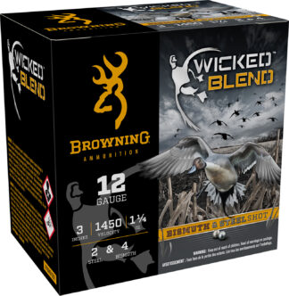 Browning Wicked Blend 12 Gauge 3" 1 1/4 oz #2/#4 Shot