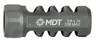 MDT Hunt Brake Muzzle Brake, 30Cal, 5/8x24 Threads, Black Titanium