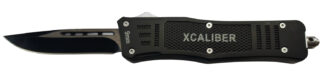 Xcaliber Knife Company 9mm Medium OTF Drop Point Knife 3.25 in 440C SS Blade