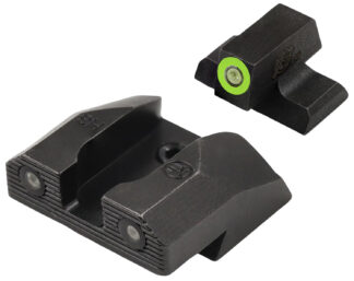 XS Sights SPR202P6G R3D 2.0 Night Sight Set, Green Tritium Front/Black Oxide Frame, for SA-35