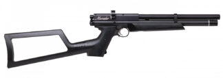 Benjamin Marauder Pistol Kit PCP .22 Pellet 8-Round Black Shrouded Barrel, Black Synthetic Stock