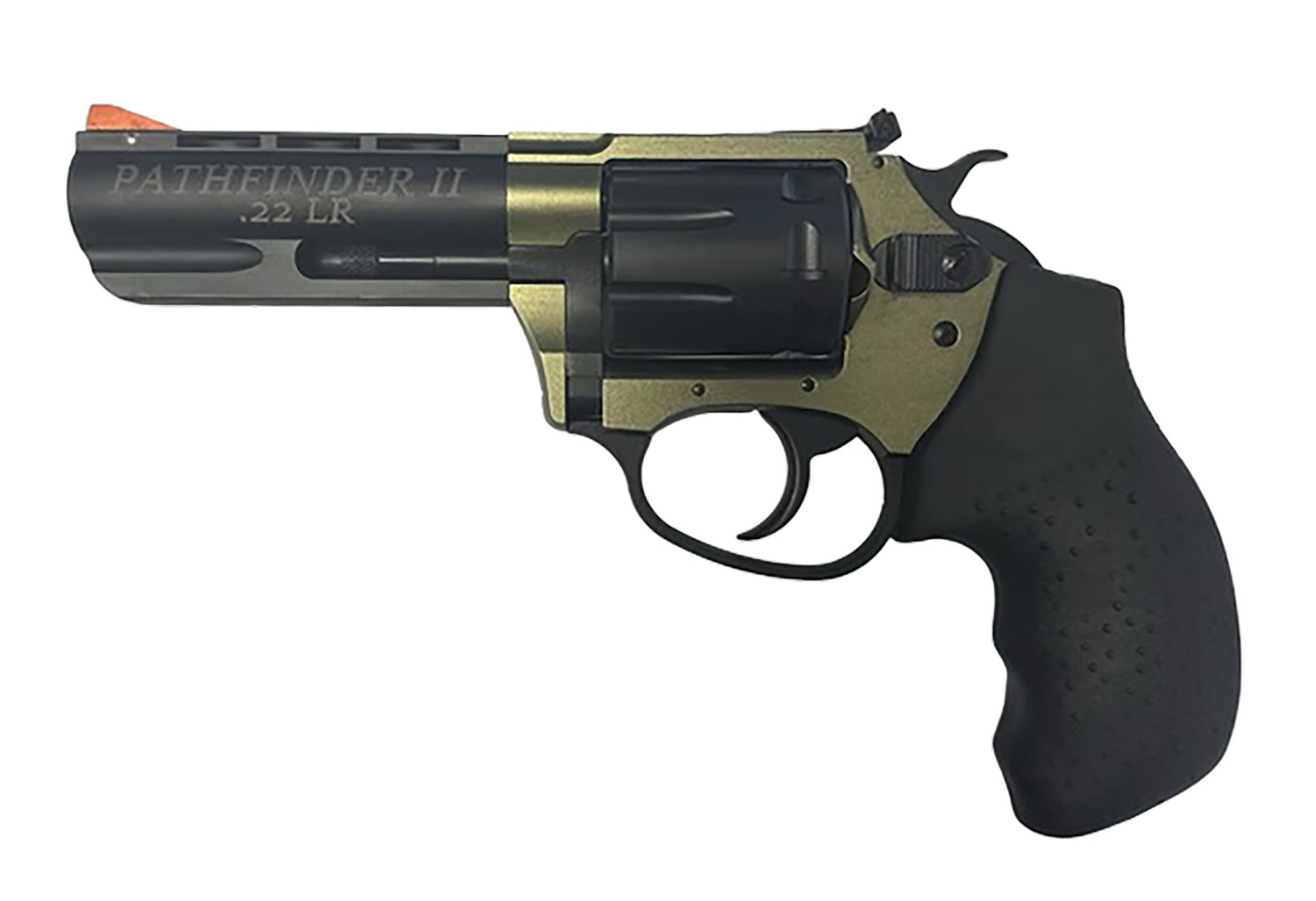 Charter Arms 52236 Pathfinder II Small Frame 22 LR 8 Shot 3.50" Black Passivate Steel Barrel & Cylinder, OD Green Aluminum Frame, Black Rubber Grip, Exposed Hammer