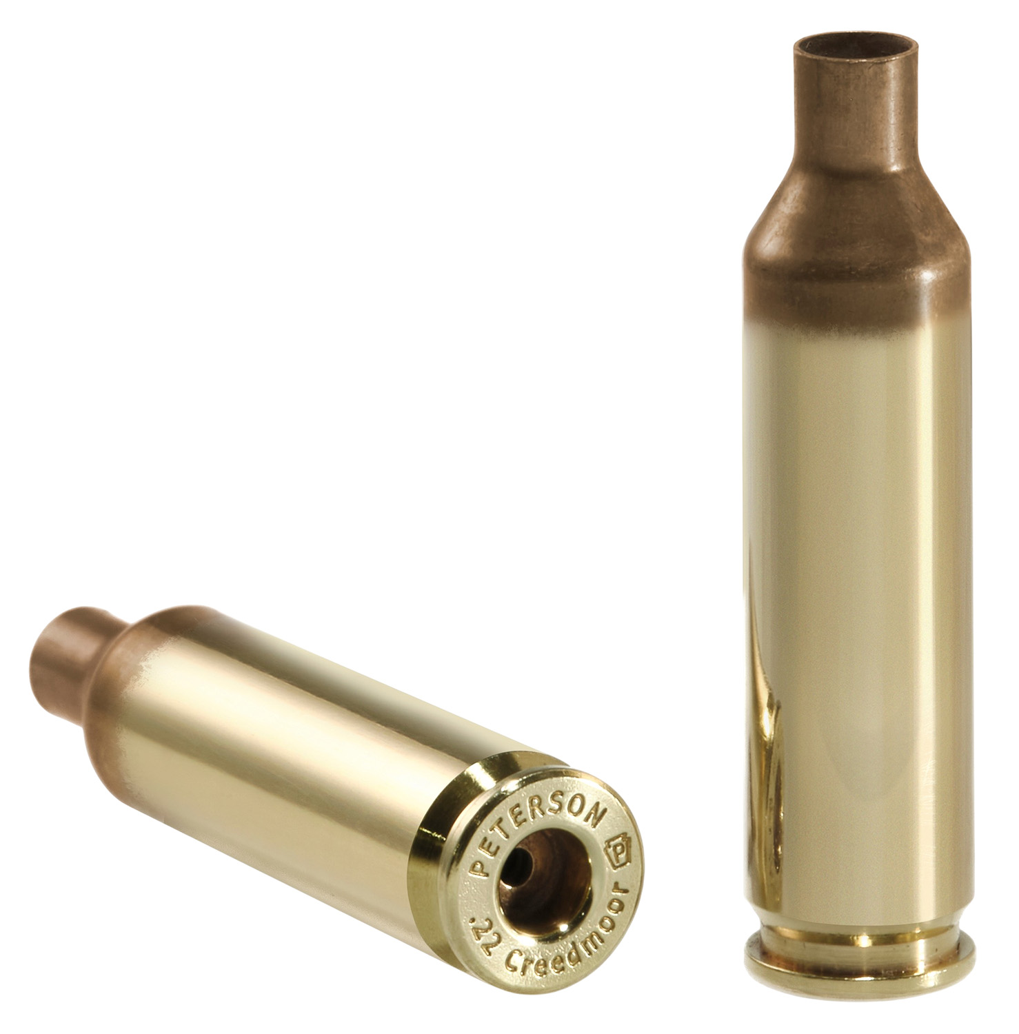 Peterson Cartridge 40026-R .22 Creedmoor Reloading Brass, 5.75 in Length, 50/Box