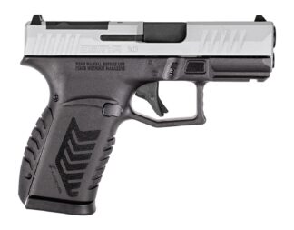 Derya DY9Z 9mm Striker-Fired Pistol, 3.5 in Barrel, 15+1 Rounds, Black/Silver