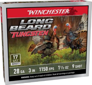 Winchester Long Beard 28 Gauge 3 in #9 TSS Tungsten Shotshell, 1-1/2 oz, 5/Box