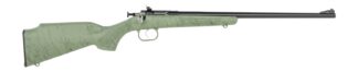 Davey Crickett KSA2342 Gen 2 .22 LR Bolt Action 16.13 in Blued Green/Black Web Synthetic Stock