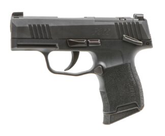 SIG Sauer P365X 9mm Striker-Fired Pistol, 3.1 in Barrel, 10+1 Rounds, Black Stainless/Black Nitron