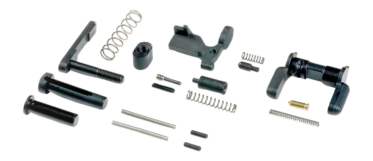 Lantac M-SPEC Lower Parts Kit AR-15 Black