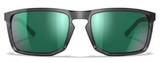 Wiley X AXE Captivate AC6AXE07 Shooting Eyewear - Green Mirror/Crgry