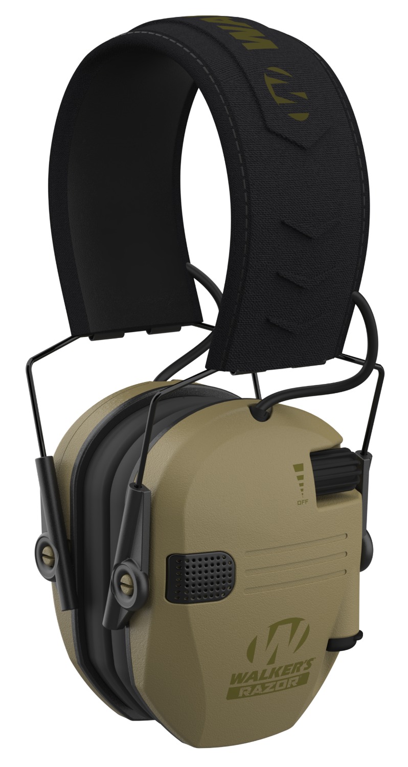 Walkers Razor Slim Electronic Earmuff OD Green