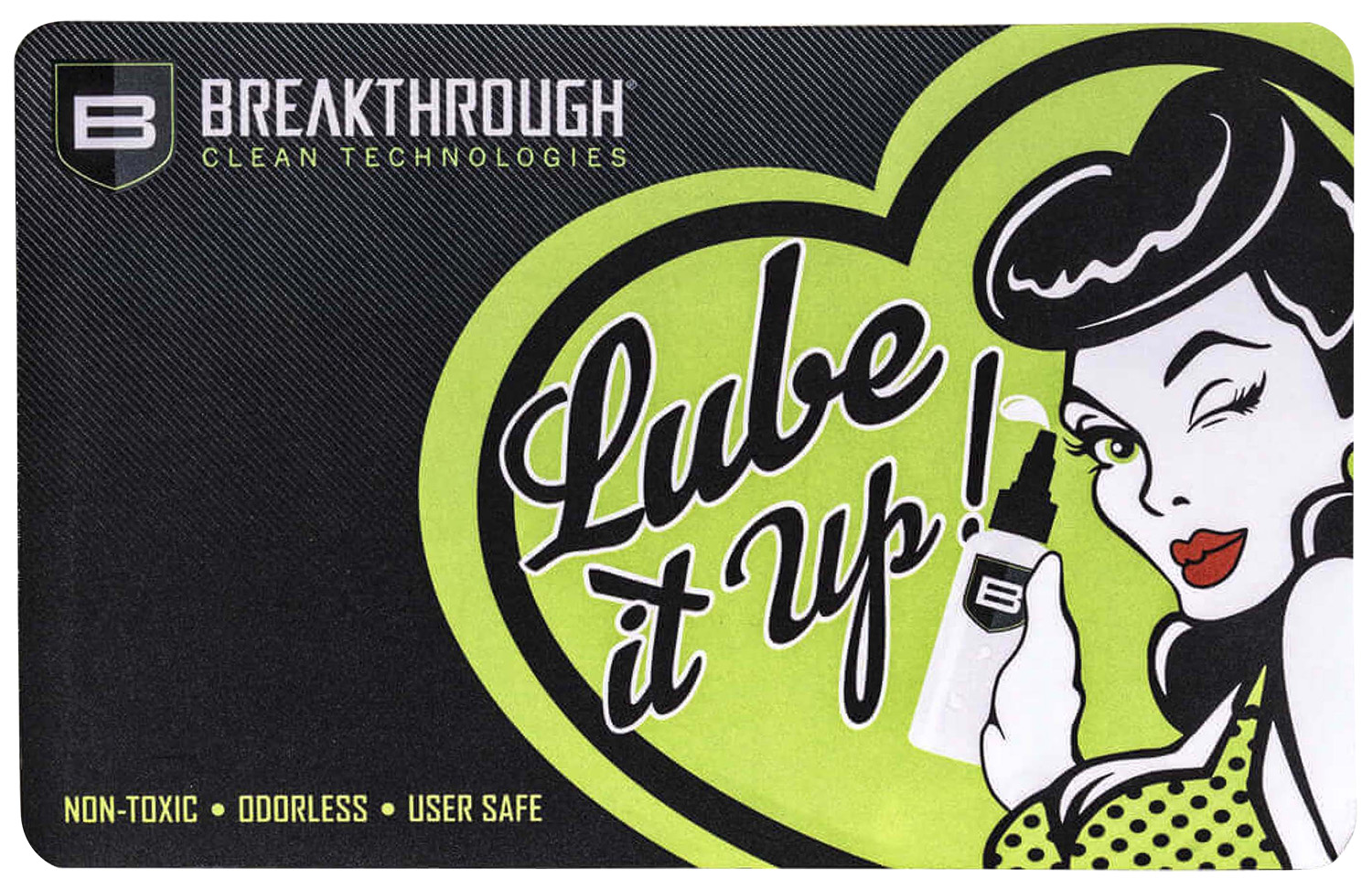 Breakthrough Clean Technologies Pistol Cleaning Mat 17 in Neoprene/Polyester