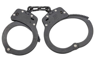 Smith & Wesson Model 100 Handcuff, Blued Steel, Slot Lock