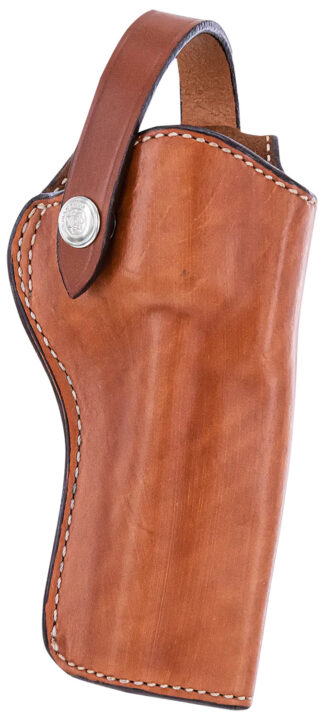 Bianchi 1L Lawman Western RH OWB Tan Leather Belt Loop Holster (Colt New Frontier/Single Action Army)