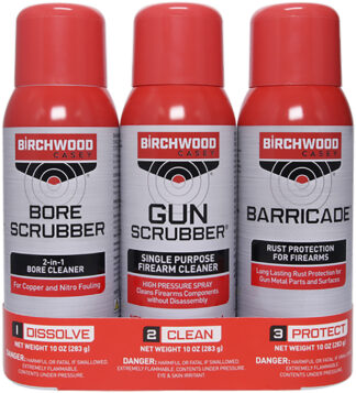 Birchwood Casey 1-2-3 Aerosol Value Pack 3-Pack Bore Cleaner Kit