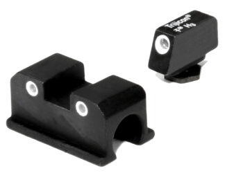 Trijicon 600505 Bright & Tough Night Sights 3-Dot Tritium Front/Rear Green Outline