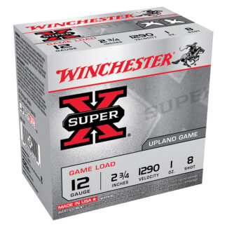 Winchester Super-X 12 Gauge 2.75 in 1 oz #8 Shot 25 Rounds
