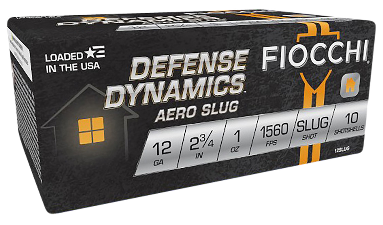 Fiocchi Aero Slug 12 Gauge 2.75 in 1 oz Rifled Slug 10-Round Box