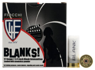 Fiocchi 12 Gauge 2 3/4 in Shotgun Blank, 25 Rounds Per Box