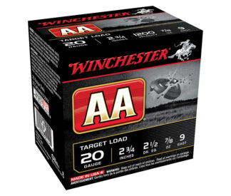 Winchester AA Target Load 20 Gauge 2.75 in 7/8 oz #9 Shot 25 Rounds
