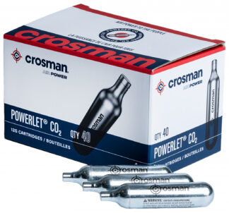 Crosman Powerlet CO2 Cartridges 12 Grams, 40-Pack