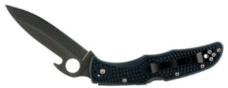 Spyderco Endura 4 3.81 in Plain Edge Folder Knife, VG-10 SS Blade, Gray FRN Handle