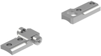Leupold & Stevens 2-Piece Base, Reversible Front, Silver for Remington 700