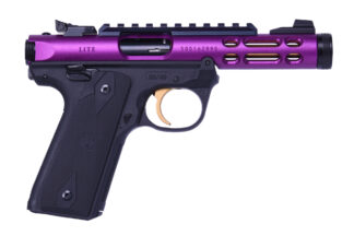 RUGER MKIV 22/45 LT 22LR PURPLE/GOLD