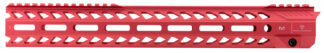 Strike STRIKERAIL Strike Rail  AR-15 Red Aluminum 15.50" M-LOK