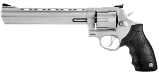Taurus Model 44 .44 Magnum Double-Action/Single-Action 8.37 in Ported Revolver, Matte Stainless, 6 Rounds