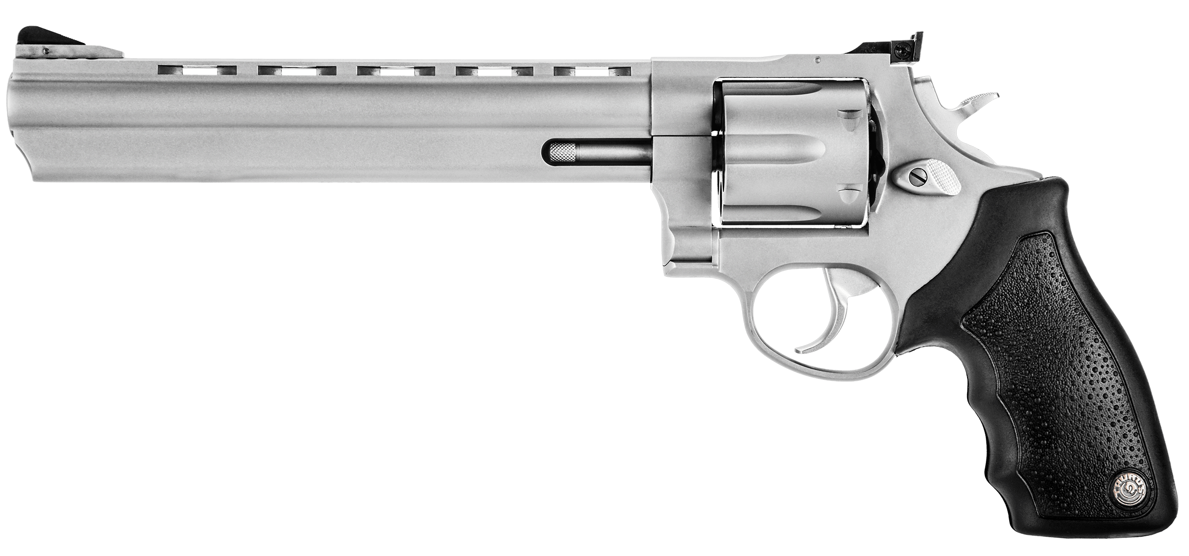 Taurus Model 44 .44 Magnum Double-Action/Single-Action 8.37 in Ported Revolver, Matte Stainless, 6 Rounds