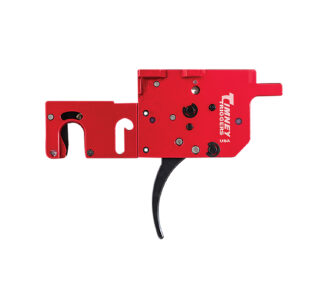 Timney RPR Two-Stage Curved Trigger 8 oz/1 lb Draw Weight Black/Red for Ruger Precision