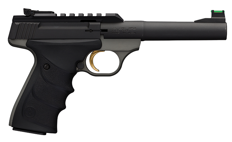 Browning Buck Mark Plus Practical URX .22 LR 5.5 in Blued/Gray Rail, 10+1