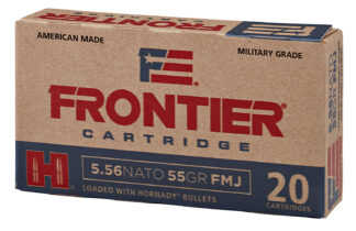Hornady Frontier Cartridge FR260 .223 Rem/5.56 NATO 62gr FMJ 20 Rounds