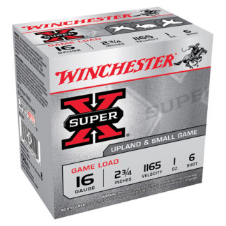 Winchester Super-X 16 Gauge 2.75 in 1 oz #6 Shot Game Load
