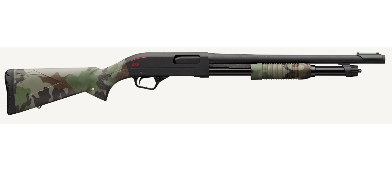Winchester SXP Hybrid Defender Pump-Action 12 Gauge 18 in, 5+1 Rounds, Black/Brass Bead