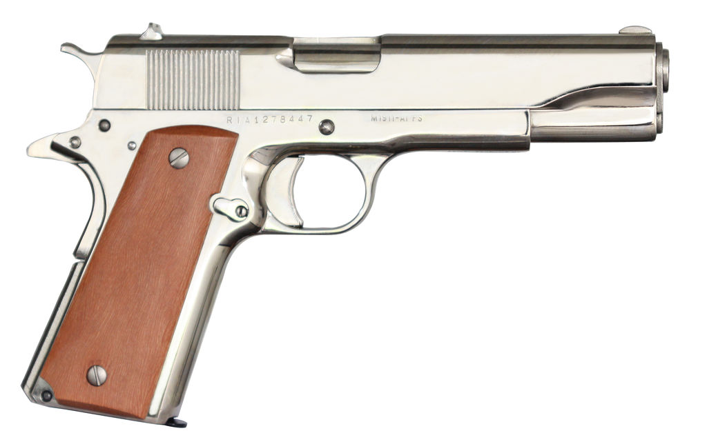 Armscor/Rock Island Armory GI Series 1911A1 .45 ACP 5 in Polished Nickel 8+1