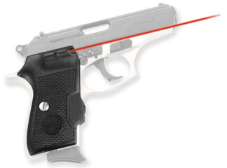 Crimson Trace LG-442 Lasergrips for Bersa Thunder/Firestorm .380 Pistols, Red Laser, Black Polymer